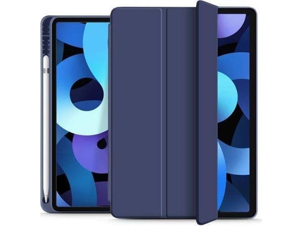 Tech-Protect SmartCase Pen til iPad Air 10,9" (2020/2022) / 11" (2024/2025/2026) - navyblå