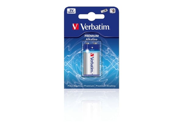 Verbatim - Batteri 9V - Alkalisk