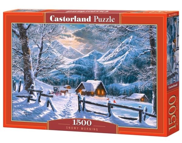 Castorland Snowy Morning 1500 pcs, 1500 stykker, Vinter, 9 år