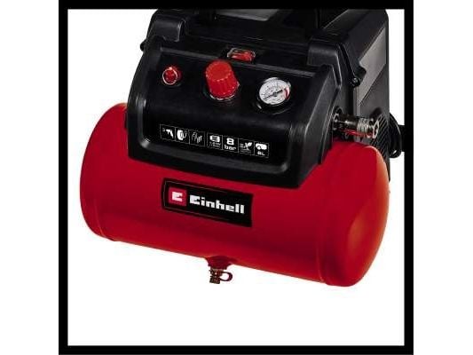 Einhell TC-AC 190/6/8 OF Set, 190 l/min, 8 stang, 1200 W, 8,8 kg