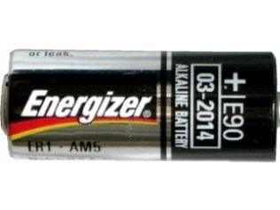 Energizer E90, Alkaline, 1,5V, 1000 mAh, 9,2g (0.325 ounce), 1,27 cm (0.5")