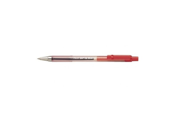 Kuglepen Pilot BP-S Matic fine rød - (12 stk.)