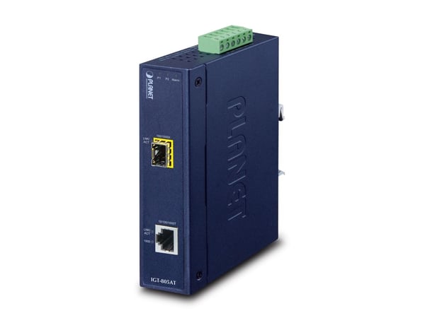 PLANET IGT-805AT - Fibermediekonverterare - 1GbE - RJ-45 / SFP (mini-GBIC)