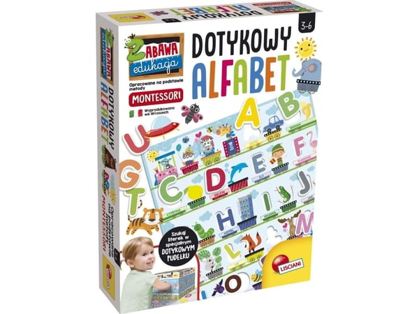 Lisciani Montessori touch-alfabet