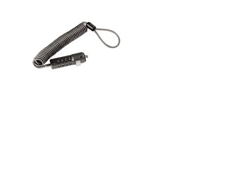 Hama Combination Lock for Netbooks, 4 digits, anthracite, Musta, Netbooks, 232 mm, 142 mm, 25 mm, 158 g