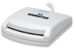 Manhattan - SMART-kortleser - USB - hvit