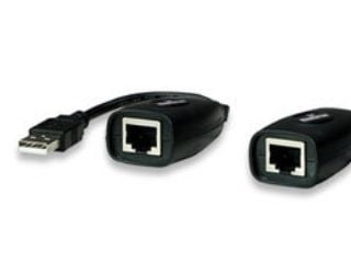 Manhattan 179300, Koblet med ledninger (ikke trådløs), USB, Ethernet, 12 Mbit/s, Svart