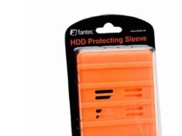 FANTEC 2.5" HDD Protecting Sleeve - Beskyttelsesmuffe for harddisk - oransje