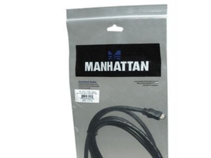 Manhattan 304955, 1,8 m, HDMI Type A (Standard), HDMI Type C (Mini), 10,2 Gbit/sek, Svart