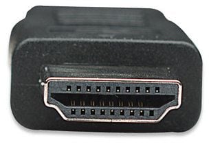 Manhattan 304955, 1,8 m, HDMI Type A (Standard), HDMI Type C (Mini), 10,2 Gbit/sek, Svart