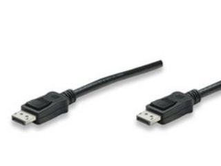 Manhattan 306935, 1 m, DisplayPort, DisplayPort, Hankjønn, Hankjønn, 4096 x 2160 piksler