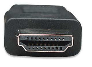 Manhattan 308458, 22,5 m, HDMI Type A (Standard), HDMI Type A (Standard), 3D, 10,2 Gbit/sek., Svart