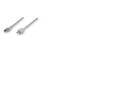 Manhattan 336314, 1,8 m, USB A, USB A, USB 2.0, Hankjønn/hunkjønn, Sølv
