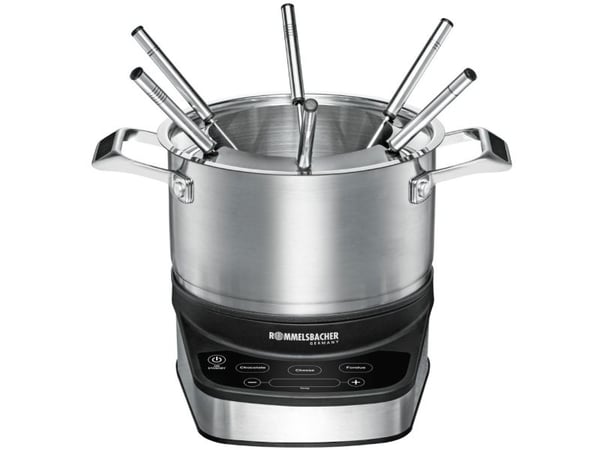 Rommelsbacher F 1200, 6 person(er), 1,5 L, Svart, Rustfritt stål, Rund, Rustfritt stål, Knapper