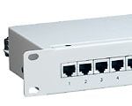 Equip 326324, RJ-45, Gull, Cat6, Grå, Rackmontering, 1U