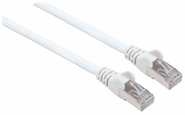 Intellinet 741361, 1 m, Cat7, S/FTP (S-STP), RJ-45, RJ-45, Hvit