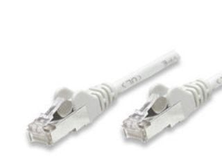 Intellinet - Koblingskabel - RJ-45 (hann) til RJ-45 (hann) - UTP - CAT 6 - formstøpt, uten hindringer - hvit