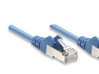 Intellinet Network Patch Cable, Cat6, 2m, Blue, CCA, U/UTP, PVC, RJ45, Gold Plated Contacts, Snagless, Booted, Lifetime Warranty, Polybag - Kobling...