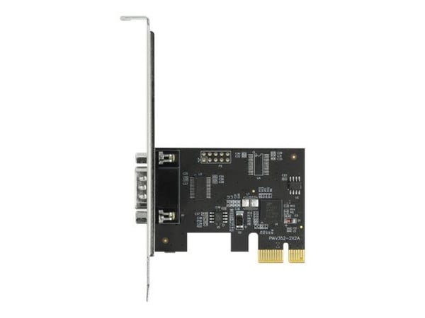 Delock PCI Express Card to 1 x Serial RS-232 - Seriell adapter - PCIe 2.0 lav profil - RS-232 x 1 - svart