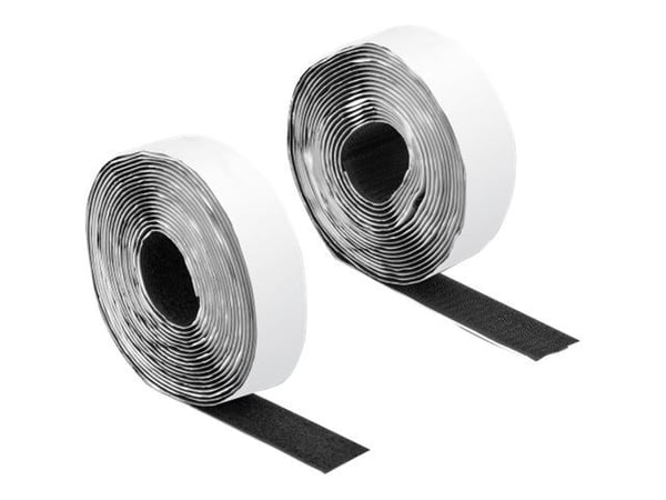 Delock - Kabelbandsrulle - 5 m - svart