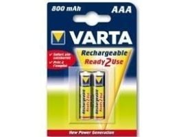 Varta Longlife 56703 - Batteri 2 x AAA - NiMH - 800 mAh (en pakke 2)
