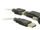 DeLOCK USB 2.0 to Serial Adapter, Musta, USB A-tyyppi, DB-9