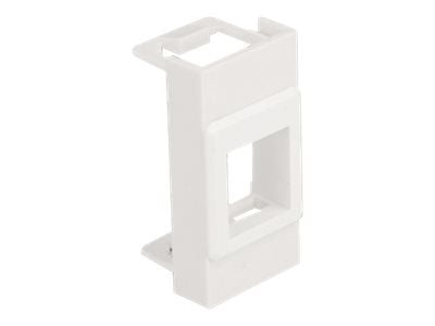 DeLOCK 81353, Valkoinen, Polykarbonaatti (PC), Ruuviton, Universaali, Matta, Keystone-moduuli