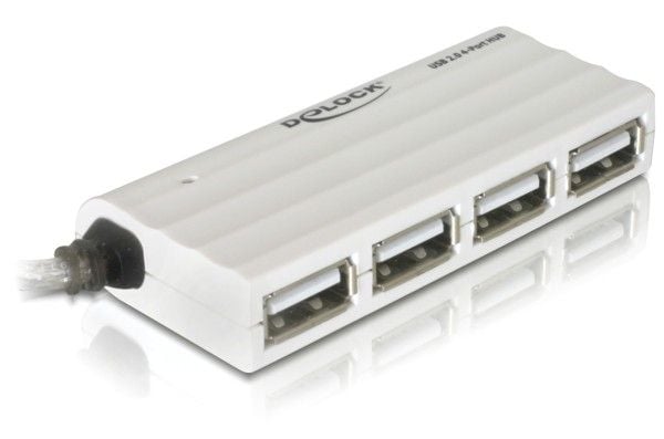 Delock HUB USB 2.0 - Hub - 4 x USB 2.0 - stasjonær