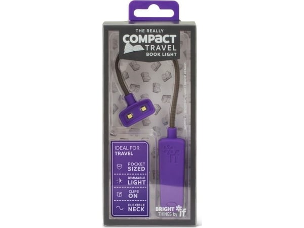 Compact boklampa lila bokeslampa