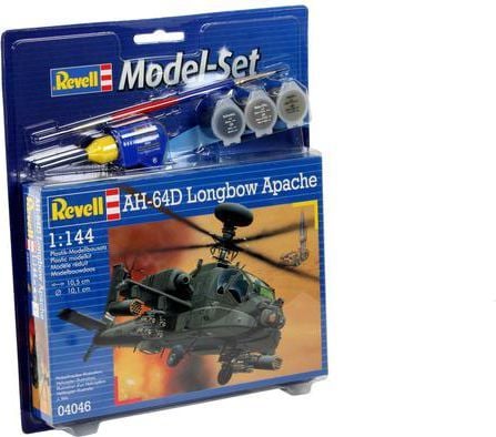 Revell AH-64D Longbow Apache, Rotorcraftmodell, Monteringssett, 1:144, Boeing AH-64 Apache, Plast, Gulf War