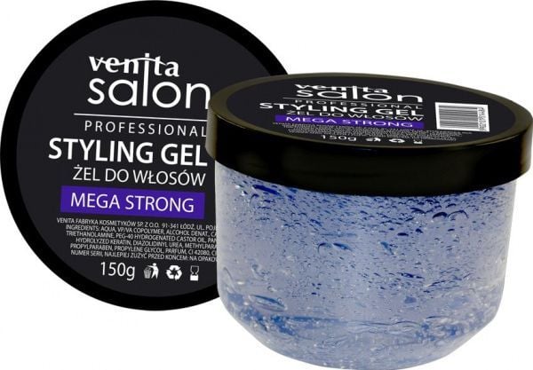 VENITA_Salon Professional Styling Gel Mega Strong hair gel 150g VENITA_Salon Professional Styling Gel Mega Strong hair gel 150g