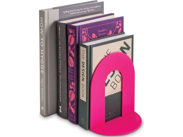 Bokstøtte / bokholder, rosa