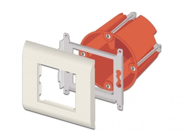 Delock - Easy 45 - ram - vit, RAL 9003