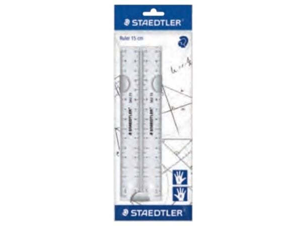 Staedtler 562 152 PB, Muovi, Läpinäkyvä, 150 mm, 2 kpl