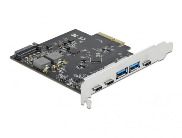 Delock - USB-adapter - PCIe 3.0 x4 - USB-C 3.2 Gen 2 x 3 + USB 3.2 Gen 2 x 2