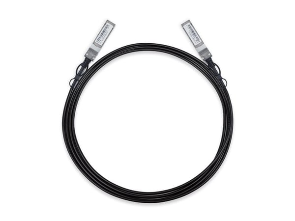 TP-Link TL-SM5220-3M V1 - Direkte 10GBase-koblingskabel - SFP+ (hann) til SFP+ (hann) - 3 m - toakset - passiv