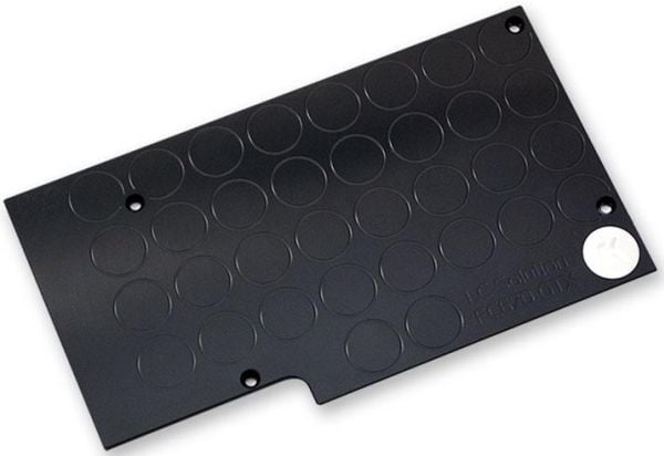 EK Water Blocks EK-FC670 GTX Backplate - Black, Svart