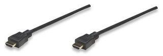 Manhattan 322539, 10 m, HDMI Type A (Standard), HDMI Type A (Standard), 3D, 10,2 Gbit/sek., Svart