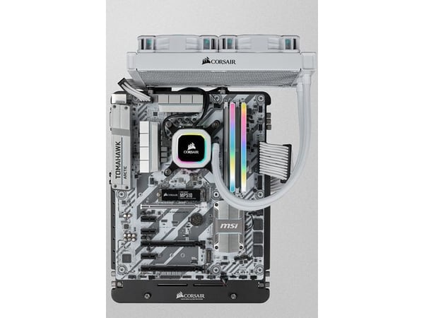 CORSAIR Vengeance RGB PRO SL - DDR4 - sett - 16 GB: 2 x 8 GB - DIMM 288-pin - 3200 MHz / PC4-25600 - CL16 - 1.35 V - ikke-bufret - ikke-ECC - hvit