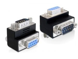Delock - Seriell adapter - DB-9 (hunn) til DB-9 (hann) - 270°-kontakt