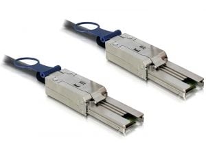 DeLOCK Cable mini SAS 26pin mini SAS 26pin (SFF 8088) 1m, 1 m, Musta