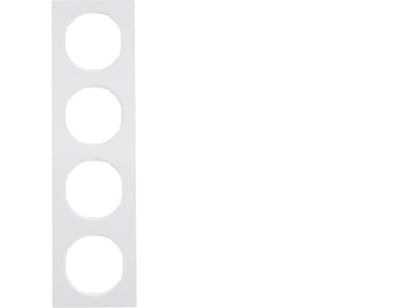Berker 10142289, Valkoinen, Ruuviton, Berker, Kiiltävä, 1 kpl