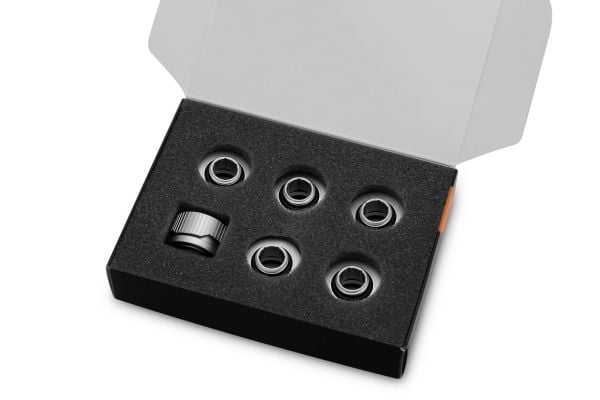 EK Water Blocks EK-Quantum Torque 6-Pack HDC 16, Torque wrench end fitting, Sølv, 1/4", 6 stykker, Slovenia