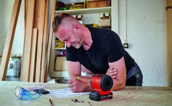 Einhell TC-SR 18 Li BT - Solo, 3 W, 120 - 20000 Hz, Ledning & Trådløs, Micro-USB A, Svart, Rød, Knapper - SOLO