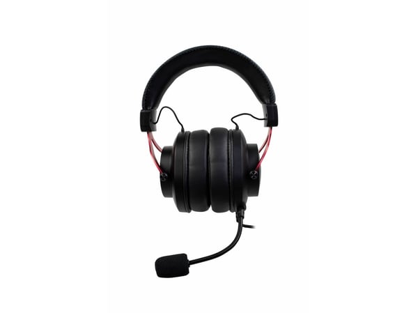 Arozzi Aria - Headset - fuld størrelse - kablet - 3,5 mm jack - Rød/Sort