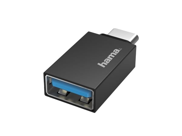 Hama 00200311, USB Type-C, USB A-tyyppi, Musta