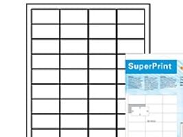 HERMA Premium - Papir - matt - permanent selv-adhesiv - hvit - 48.3 x 25.4 mm 1100 etikett(er) (25 ark x 44) laminerte etiketter