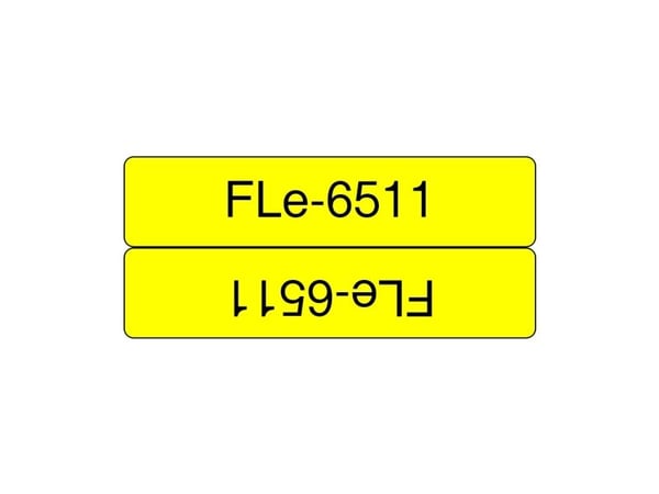 Brother FLE-6511, Musta keltaisella, 72 kpl, Kiina, Brother, 2,1 cm, 69 mm