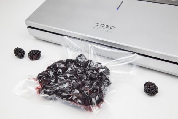 Caso GourmetVAC 480, Svart, Sølv, 800 mbar, Marinering, Vakuumforsegling, Plastikk, Berøring, 30 cm