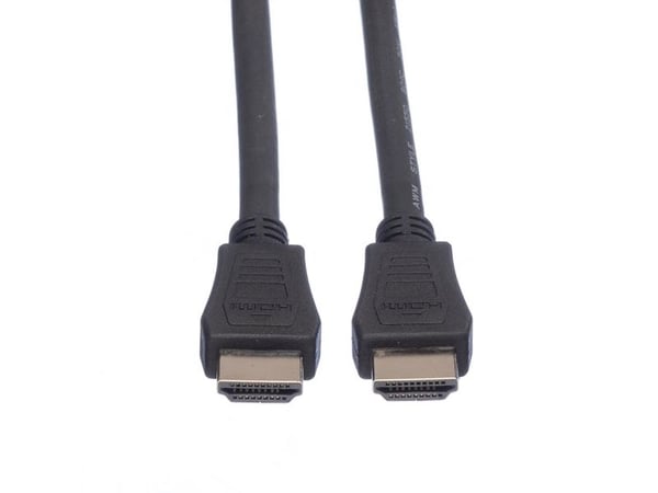 VERDI - Video/lyd/nettverkskabel - HDMI - HDMI, 19-pinners (M) - HDMI, 19-pinners (M) - 5 m - skjermet - Sort (11.99.5735)